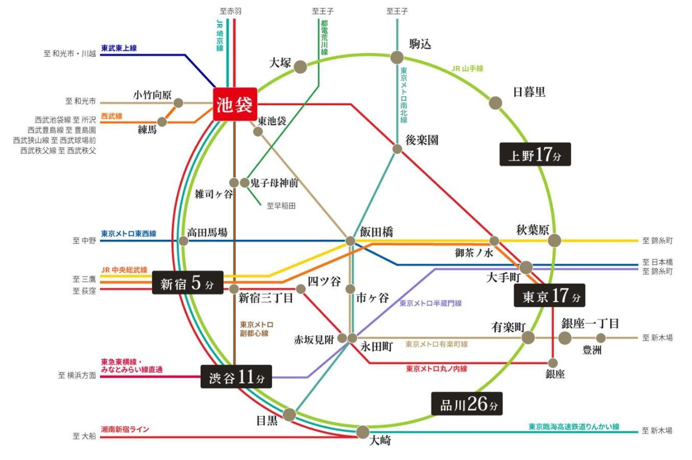 Apartment Tokiwa 10 Building 6min Walk From Ikebukuro Station Direct Access To The Airport Präfektur Tokio